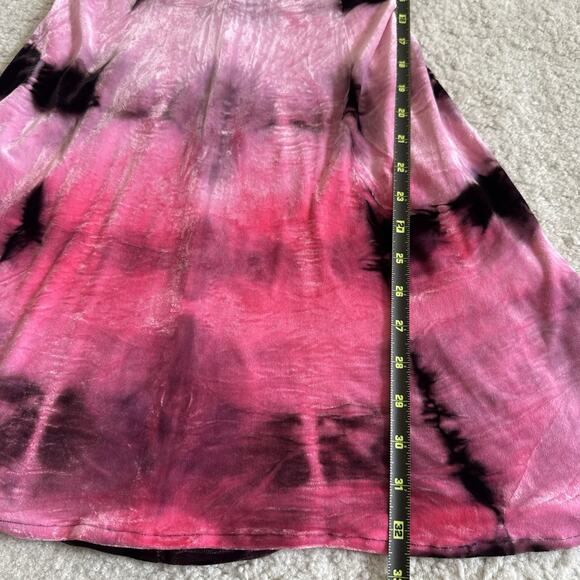 Y2K Pink Velour Halter Mini Dress Paris Hilton Juicy Era Fairy Grunge 2000s M - Picture 6 of 6